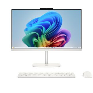 All in one - HP OmniStudio 24-cw0001ns Copilot+ PC, 23.8" Full-HD, AMD Ryzen AI 7 445 50 TOPS, 32 GB RAM, 1 TB SSD, Windows 11 Home, Blanco algodón