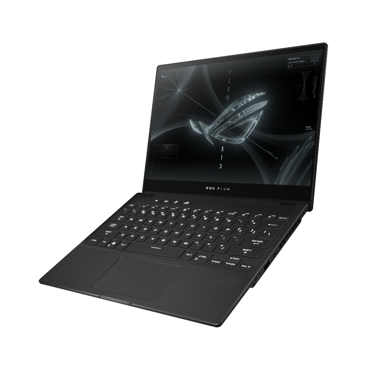 REACONDICIONADO Seminuevo Muy bueno Portátil gaming - ASUS ROG Flow 301QC-K6120T, 13.4 " WUXGA, Ryzen™ 9 5980HS, 32GB RAM, 1 TB SSD, GeForce RTX™ 3050