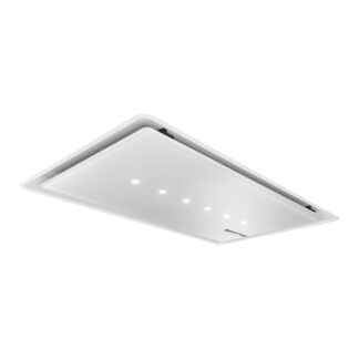 Campana grupo filtrante - Bosch DRC99PS20, Decorativa, Isla, 5 velocidades, 268 W, 640 m3/h, 41 dB, Control remoto, LED, Inox