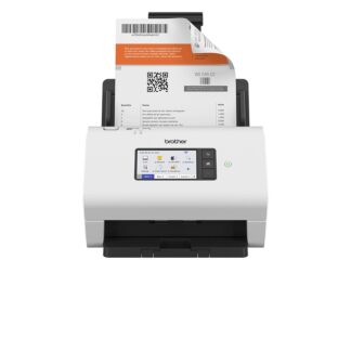 Escáner - Brother ADS4900W, 600 x 600 ppp, 60 ppm, Wi-Fi, Hasta 120 páginas, Táctil, Negro y blanco