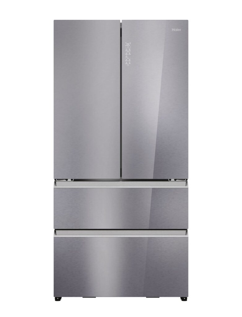 Frigorífico americano – Haier FD 90 Series 7 HFR79F19EFGK Cristal, No Frost, 190 cm, 703 l, Fabricador de hielo, My Zone, Cristal Zafiro