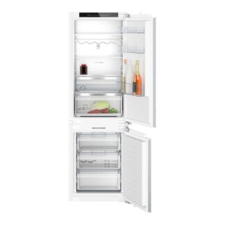 Frigorífico combi integrable - Balay 3KID767F, No Frost, 177.2 cm, 260 l, Cajón ExtraFresh, Cajón Extra Cold, Blanco panelable