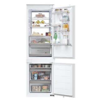 Frigorífico combi integrable - Haier ID Series HBW7518C, No Frost, 177,2 cm, 268 l, My Zone, Daylight, Blanco