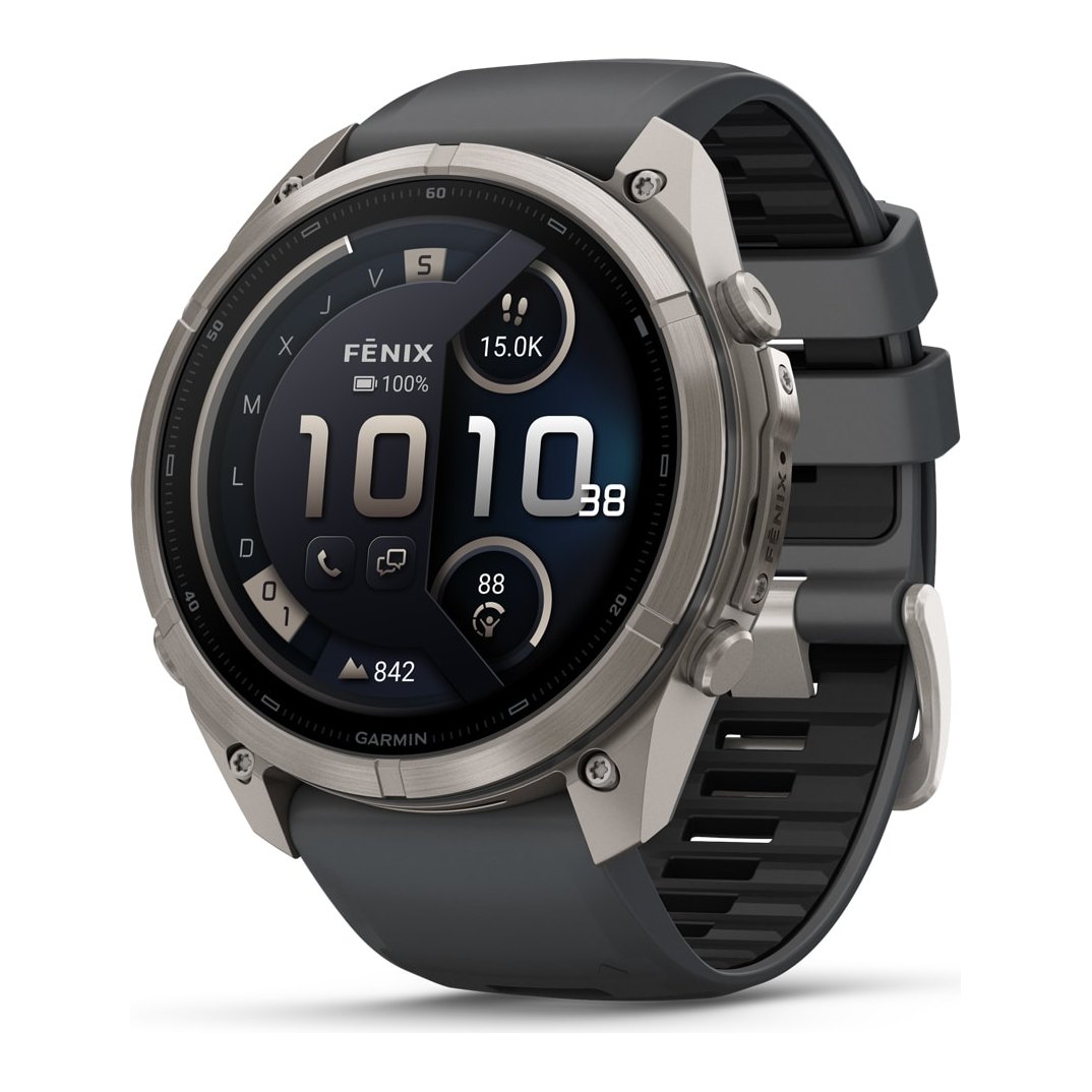 Reloj deportivo - Garmin Fenix 9 Pro LTE, 5.1 cm, GPS, Multideporte, Grafito