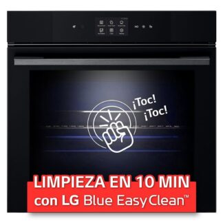 Horno a vapor - LG WS9D7672WM, Multifunción, Pirolítico, 76 l, 59.2 cm, Cristal negro mate