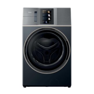 Lavadora secadora - Haier Couture Care Collection 11 HWD180BD12LGNU-S, 18 kg + 11 kg, 14 programas, Motor Direct Motion, Wi-Fi, Azul