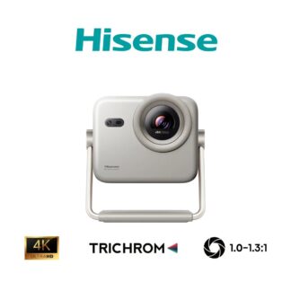 Mini proyector - Hisense M2 Pro, Zoom Óptico, 1300 lúmenes, Autoenfoque, IA, 3D , Gris
