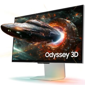 Monitor gaming - Samsung Odyssey 3D G90XF LS27FG904XUXEN, 27", UHD 4K, 165Hz, 1ms, Altavoces integrados, 3D sin Gafas, IA 3D Video, Altura ajustable