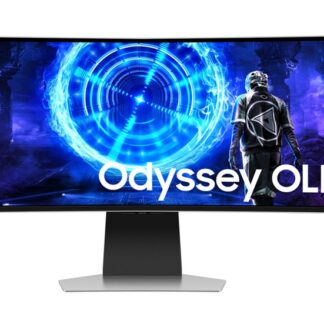 Monitor gaming - Samsung Odyssey G9 LS49DG954SUXEN, 49 " DQHD, 240 Hz, 0.03 ms, Altavoces integrados, OLED, FreeSync, Pantalla Curva, Altura ajustable