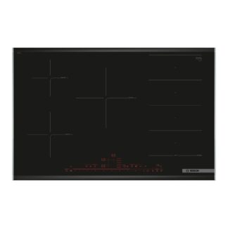 Placa inducción - Bosch PXV875DV1E, 5 zonas, Zona Flex, Direct Select premium, FlexInducción, 80 cm, Negro