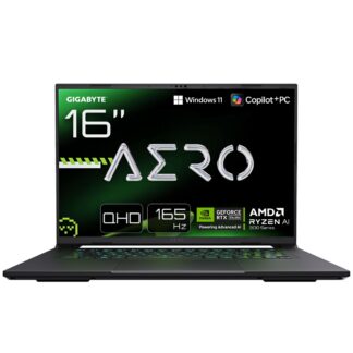 Portátil gaming - Gigabyte Aero X16 1VH93ESC64DH Copilot+ PC, 16" WQXGA, AMD Ryzen™ Al 7 350 50 TOPS, 16GB RAM, 1 TB SSD, GeForce RTX™ 5060, W11 Home