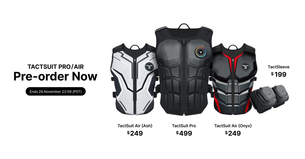 bHaptics TactSuit Pro Kit Max