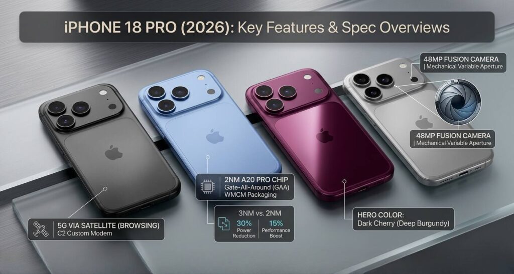 Apple iPhone 18 Pro 512GB Titanio Azul