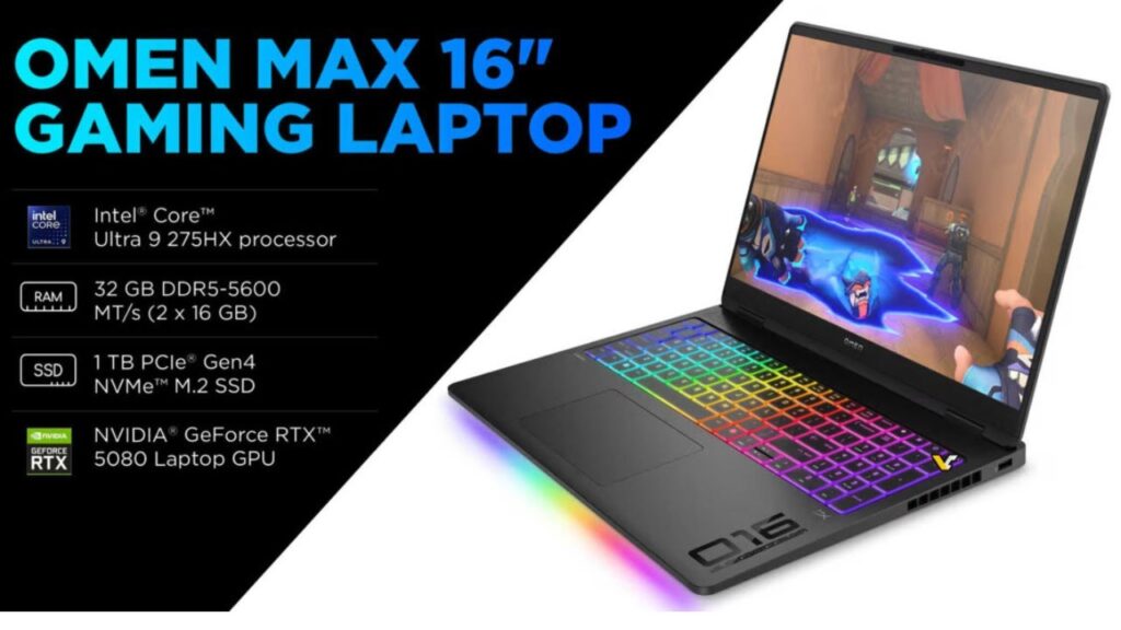 HP Omen Max 16 RTX 5080 / 32GB / 1TB