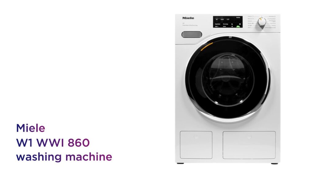 Miele W1 WCR860 9 kg Stainless Steel