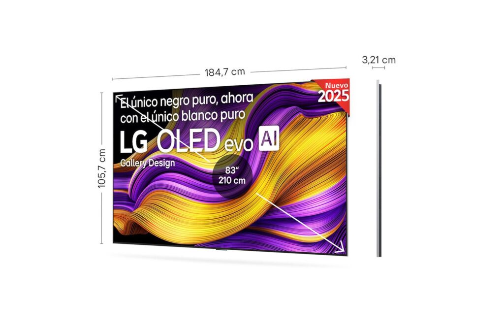 LG OLED evo G5 83 pulgadas