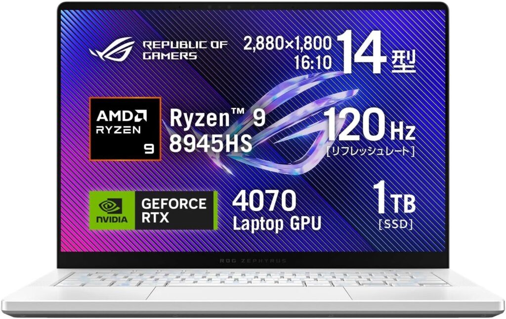 Asus ROG Zephyrus G14 2024 Ryzen 9 8945HS RTX 4070 / 32GB / 2TB