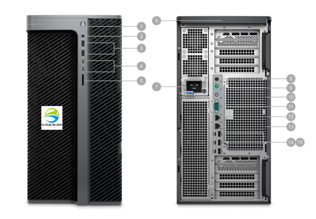 Dell Precision 5860 Tower Xeon w5-2445 RTX A4000 / 32GB / 4TB