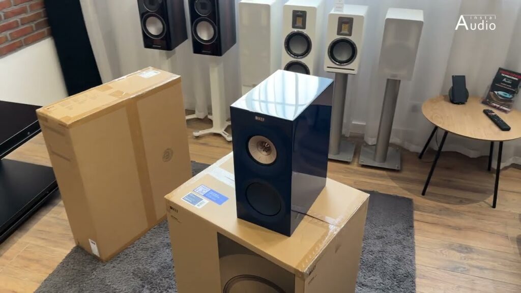 KEF R3 Meta (pereche) Nogal