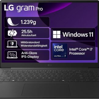 LG Gram Pro 16 Ultra 7 258V / 32GB / 2TB