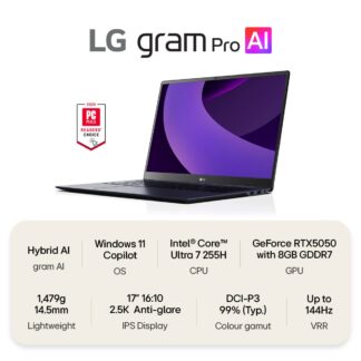 LG Gram Pro 17 Ultra 7 255H / 64GB / 512GB