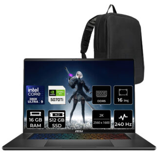 MSI Stealth 16 AI Studio RTX 5070 Ti / Ultra 9 275HX / 64GB / 4TB