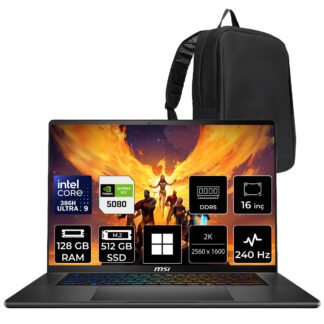 MSI Stealth 16 AI Studio RTX 5080 / Ultra 9 275HX / 64GB / 1TB