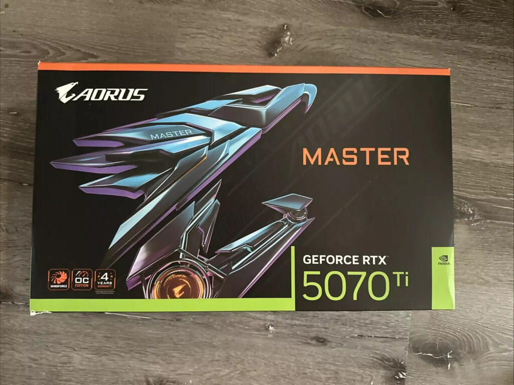 Gigabyte Aorus Master 16 RTX 5070 / Ultra 9 275HX / 32GB / 4TB