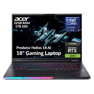 Acer Predator Helios 18 AI RTX 5080 / Ultra 9 275HX / 32GB / 4TB