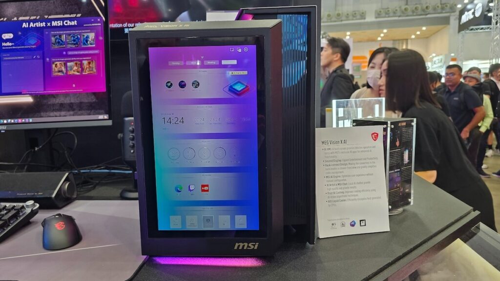 MSI MEG Vision X AI RTX 5070 Ti / Ryzen 7 9800X3D / 32GB / 1TB