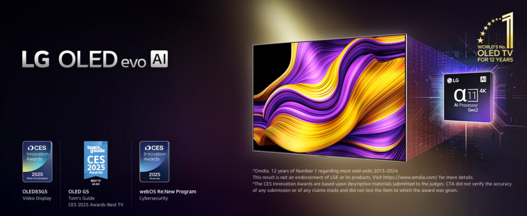 LG OLED evo G5 AI 4K 77″