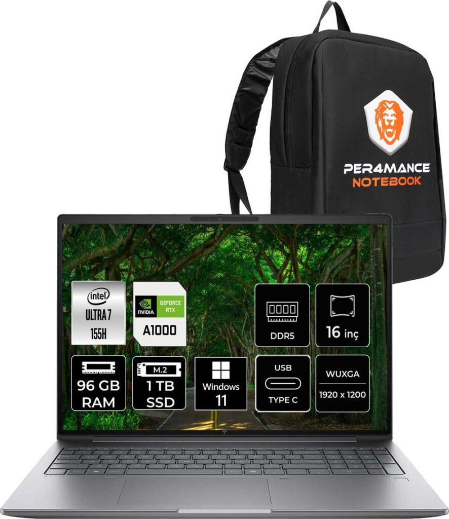 HP ZBook Power 16 G11 Ultra 7 155H / RTX 1000 Ada / 16GB / 2TB