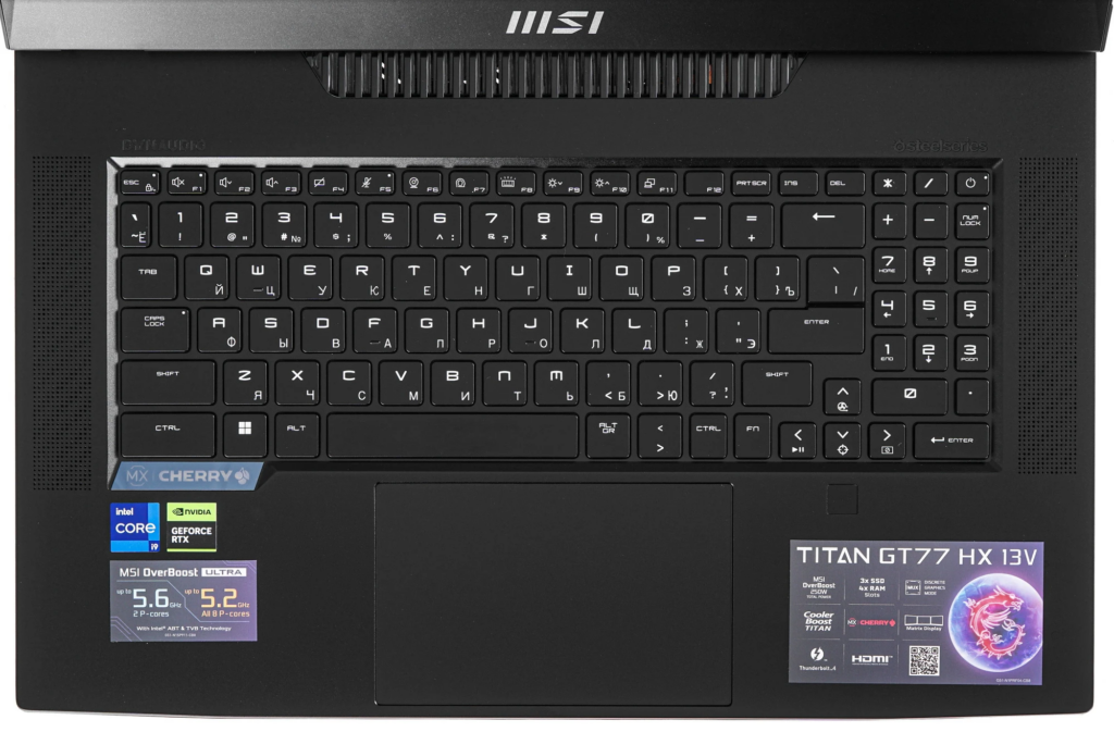 MSI Titan 18 HX AI RTX 5090 / Ultra 9 275HX / 32GB / 4TB