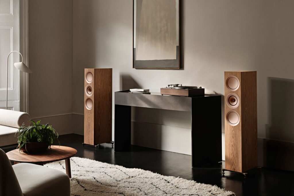 KEF R7 Meta (pereche) Roble