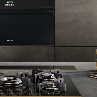 Smeg Linea SOP6604S2PX Negru Inox