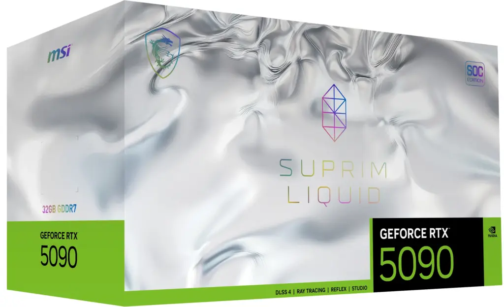 MSI GeForce RTX 5090 Suprim Liquid X 32GB