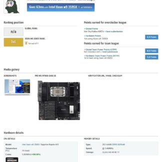 Intel Xeon w9-3595X 60-Core