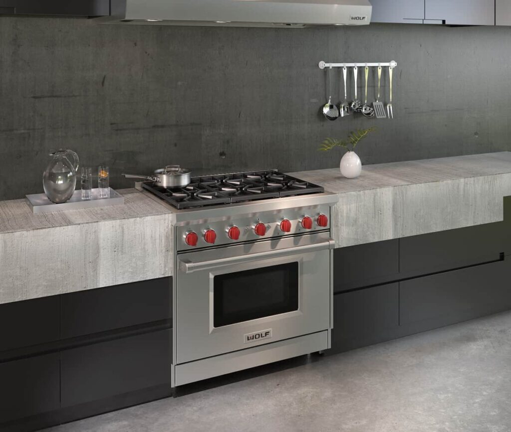 Wolf GR366 Gas 36 inch Stainless