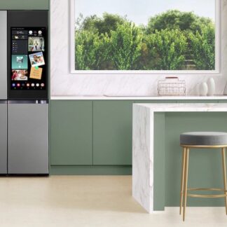 Samsung Bespoke AI Nevera 4 Puertas Flex 649L Negro Cristal