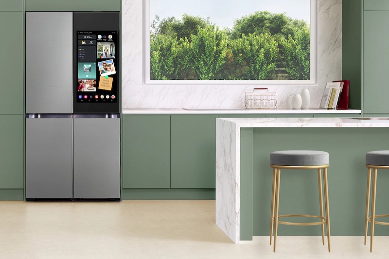 Samsung Bespoke AI Nevera 4 Puertas Flex 649L Negro Cristal