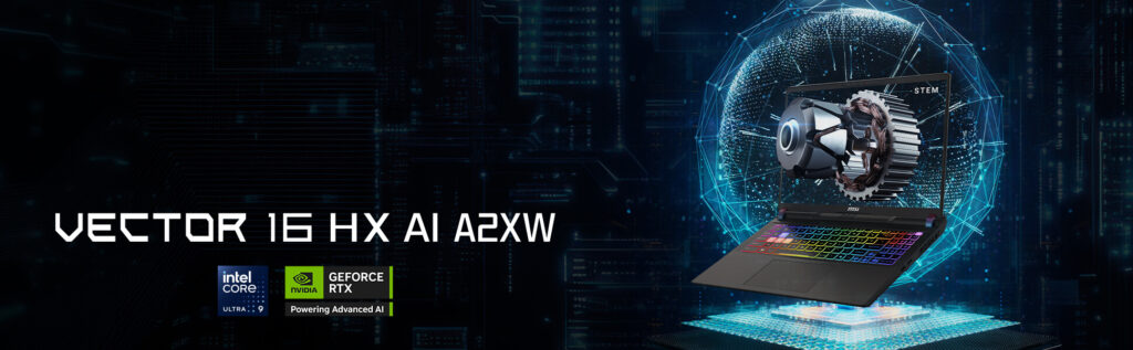 MSI Vector 16 HX AI Ultra 9 275HX / RTX 5080 / 32GB / 2TB