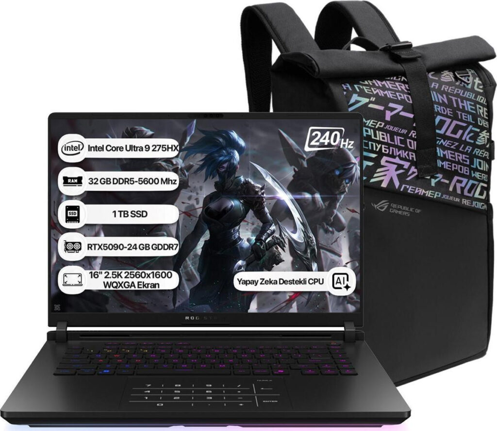 Asus ROG Strix SCAR 16 G635 Ultra 9 275HX / RTX 5090 / 64GB / 1TB