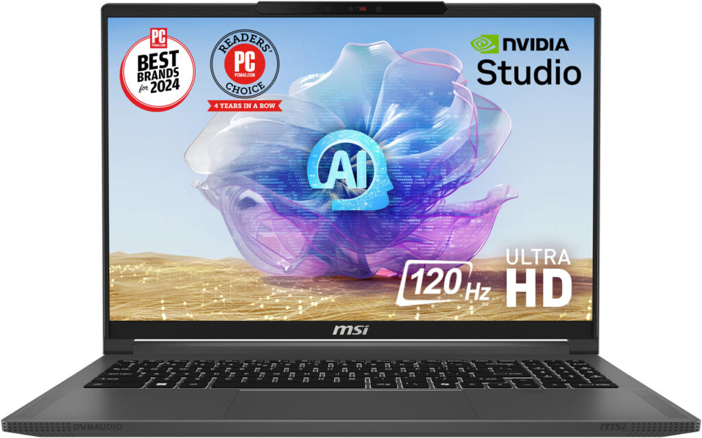 MSI Creator 16 AI Studio Ultra 9 185H / RTX 4070 / 32GB / 2TB