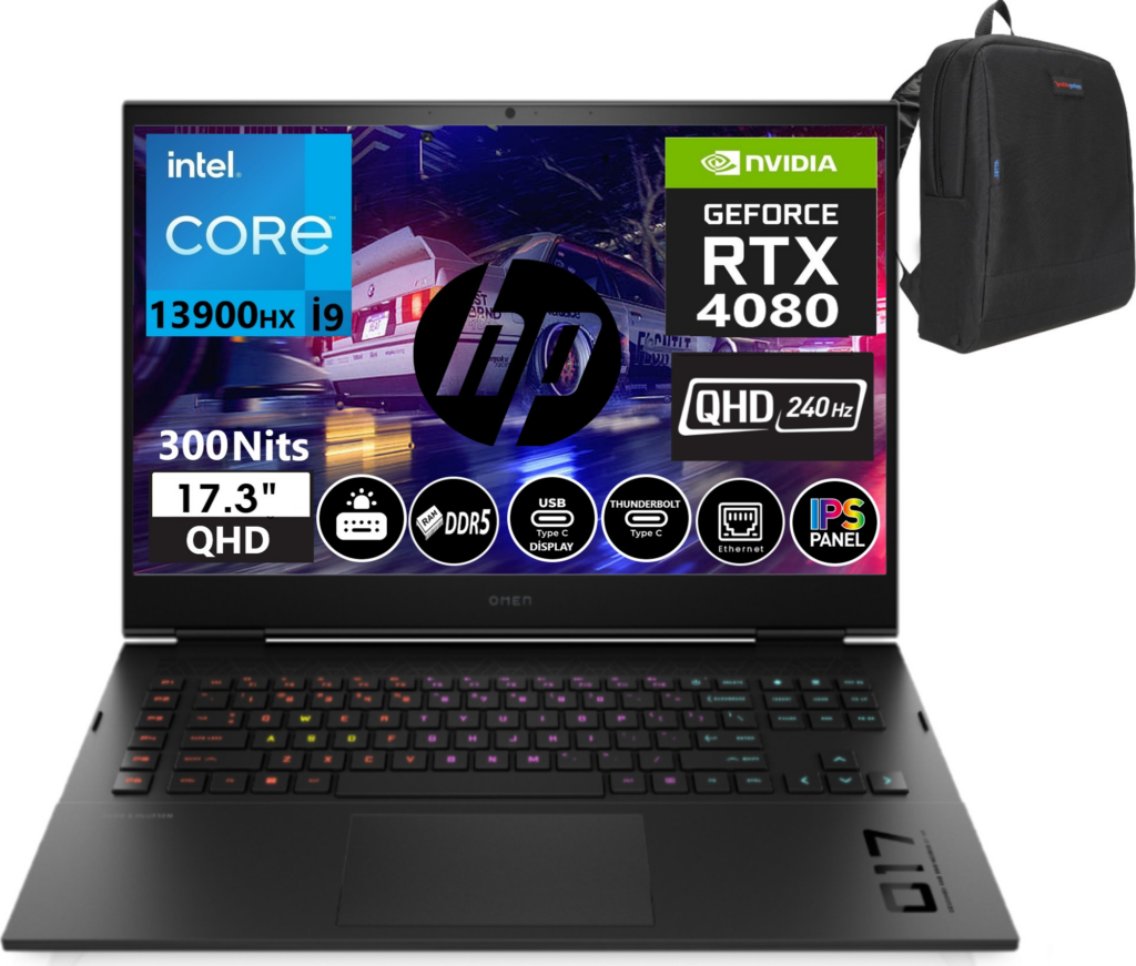 HP Omen 17 2023 i9-13900HX / RTX 4070 / 32GB / 2TB