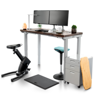 Uplift V2 Commercial 4-Leg Desk Blanco