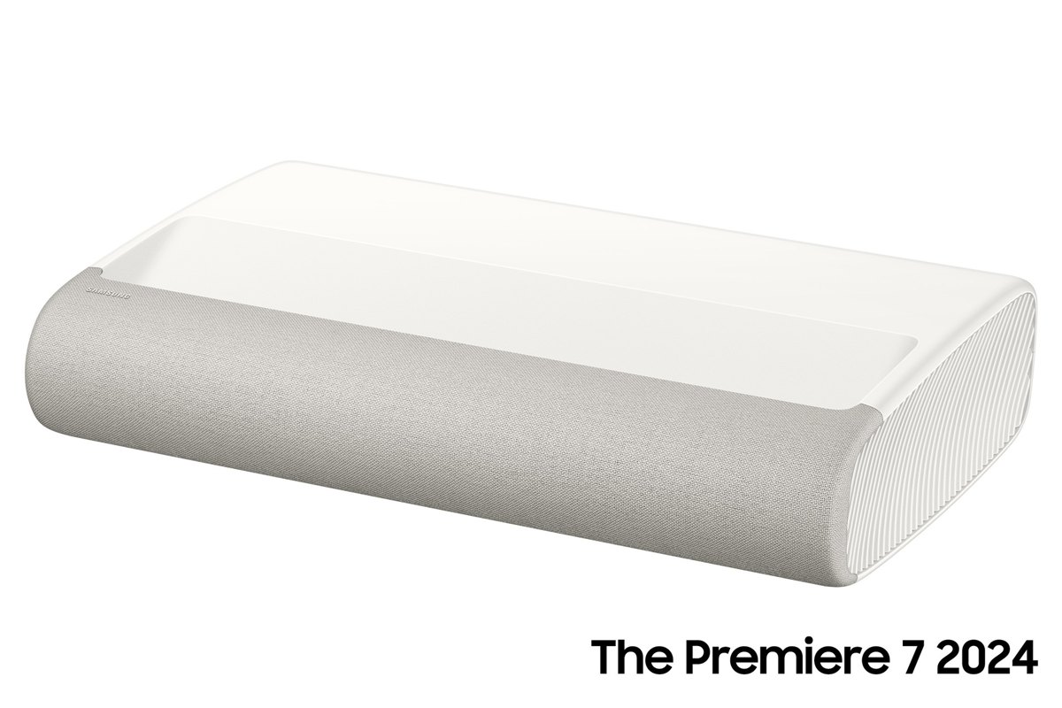 Proyector - Samsung The Premiere SP-LPU7DSAXXXE, Láser, hasta 120", UHD 4K, Blanco