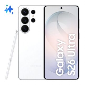 Samsung Galaxy S26 Ultra, Blanco, 256 GB, 12 GB RAM, 6.9" QHD+, Qualcomm Snapdragon 8 Elite Gen 5, 5000 mAh, Android 16