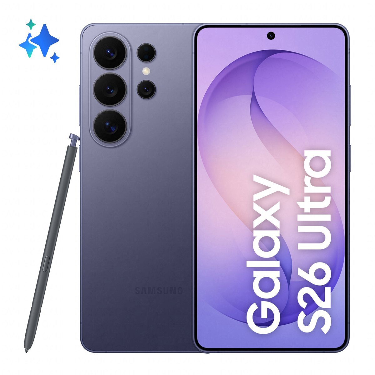 Samsung Galaxy S26 Ultra, Violeta, 512 GB, 12 GB RAM, 6.9" QHD+, Qualcomm Snapdragon 8 Elite Gen 5, 5000 mAh, Android 16