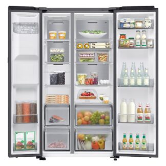 REACONDICIONADO Seminuevo Funcional Frigorífico americano - Samsung Bespoke AI RS80F64KDFEF, All Around Cooling, No Frost, 178.4 cm, 640 l, Grafito