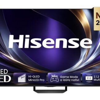 TV Mini LED 75" - Hisense 75U7S PRO, HDR 4K, Quad Core/MT9655, 165 Hz Nativos, Hi-View AI Engine Pro, Tuned By Devialet, Negro